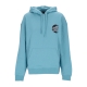 felpa leggera cappuccio uomo cabana moon dot hood TURQUOISE