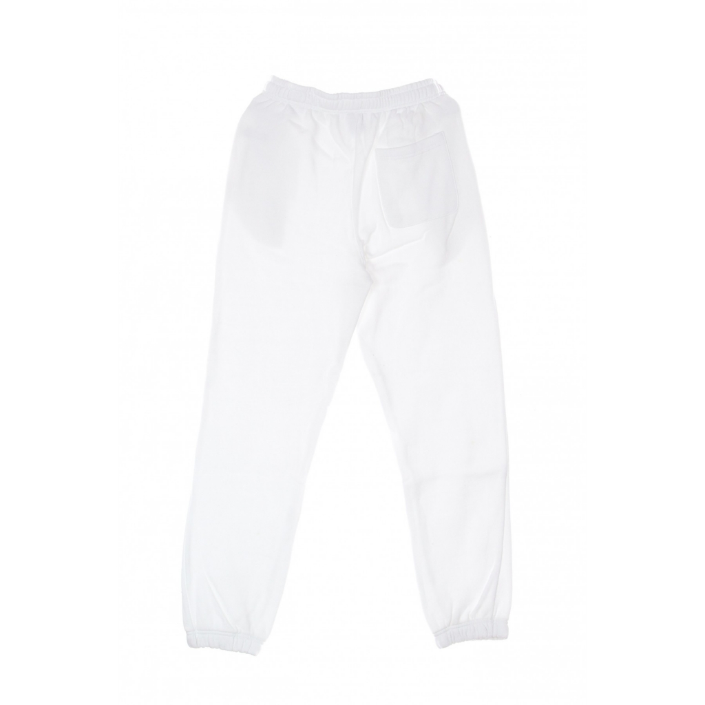 pantalone tuta felpato donna tag hook up set sweatpant WHITE