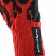 guanti uomo red flames gloves BLACK/RED