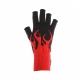 guanti uomo red flames gloves BLACK/RED