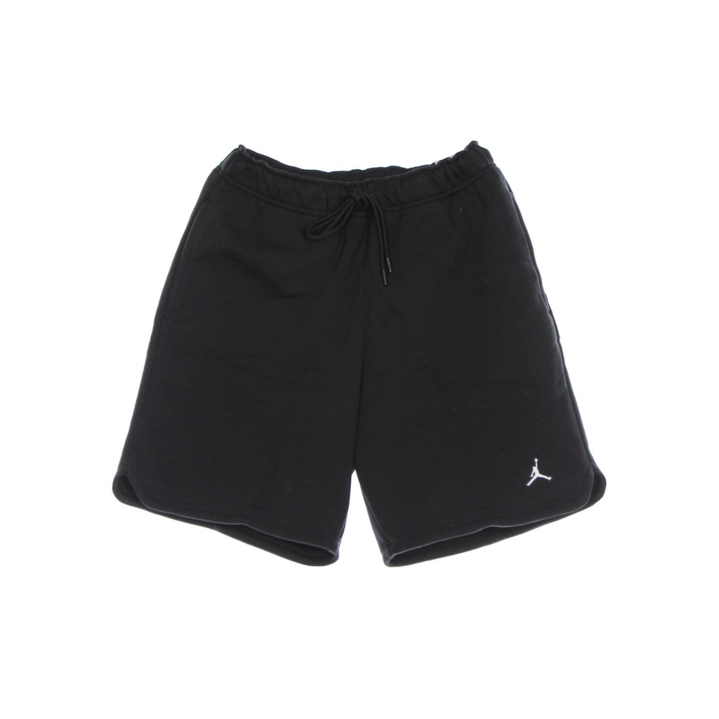 pantalone corto tuta felpato uomo essentials fleece short BLACK/WHITE