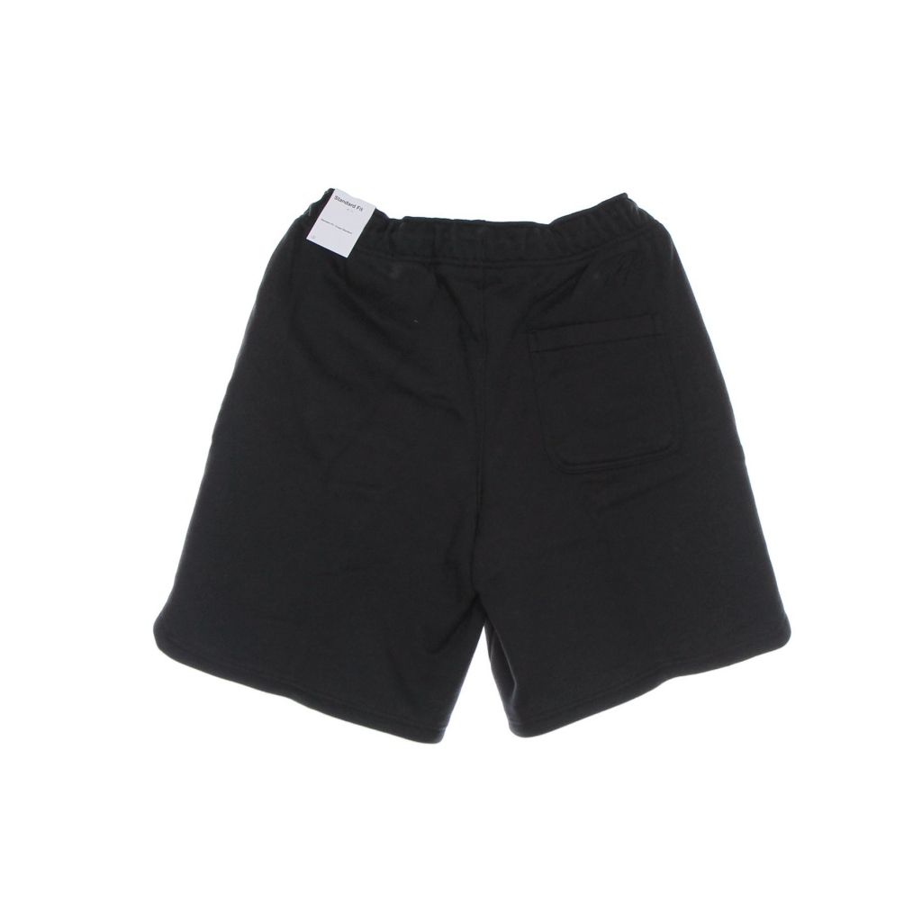 pantalone corto tuta felpato uomo essentials fleece short BLACK/WHITE