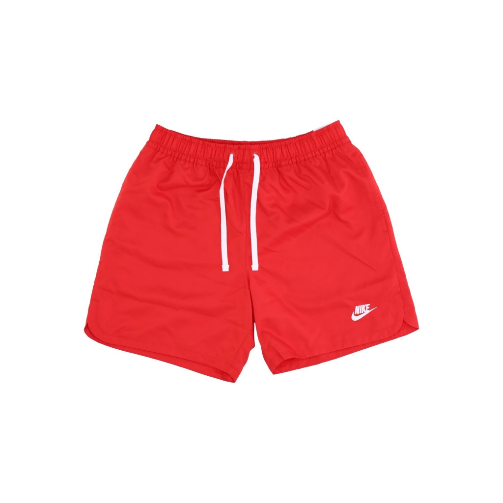 costume pantaloncino uomo club woven lined flow short UNIVERSITY RED/WHITE