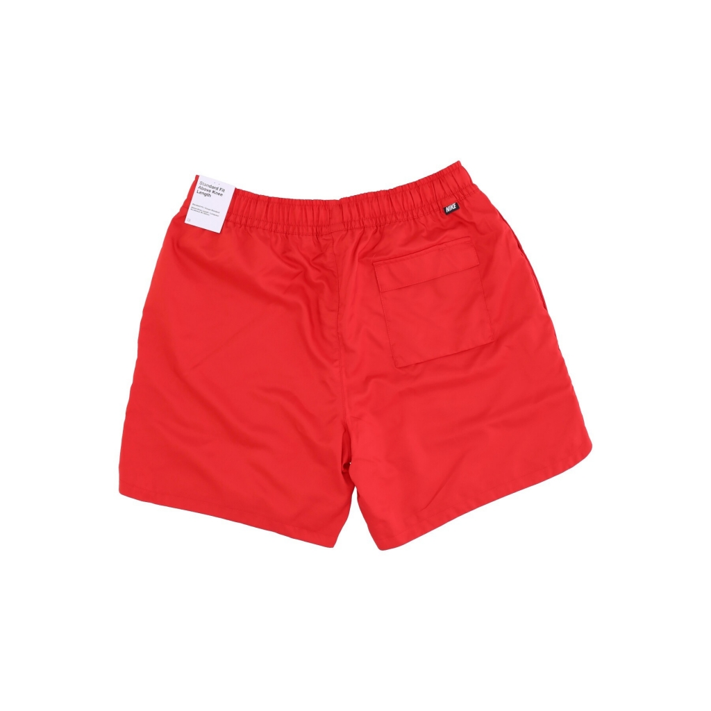 costume pantaloncino uomo club woven lined flow short UNIVERSITY RED/WHITE