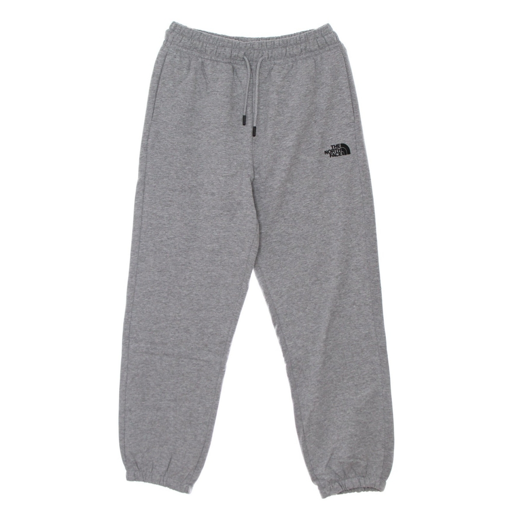 pantalone tuta felpato donna oversized essential jogger LIGHT GREY HEATHER