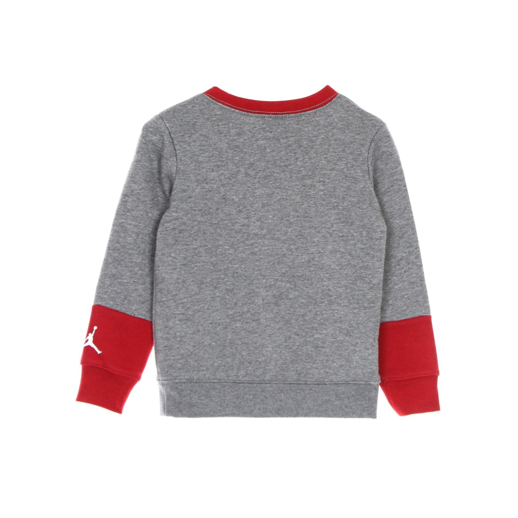 completo tuta bambino jumpman by nike crew set CARBON HEATHER