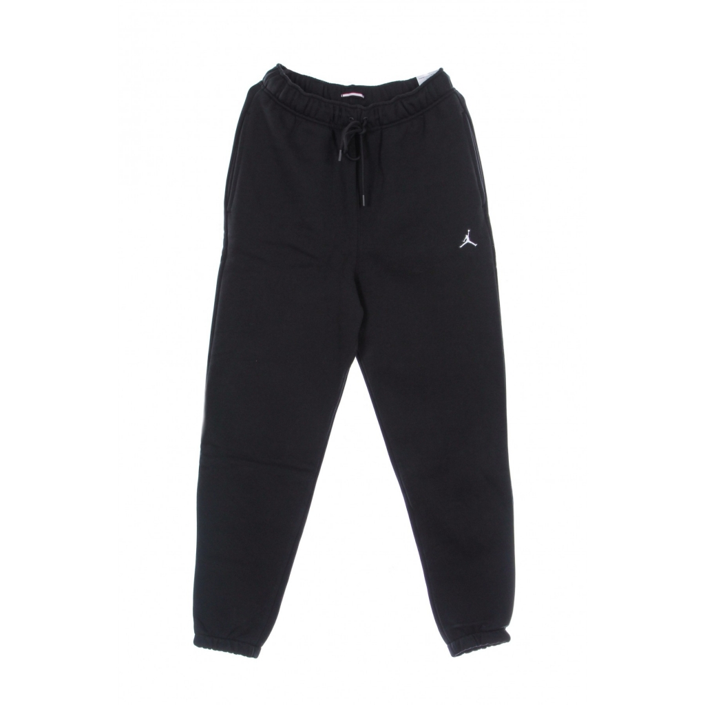 pantalone tuta felpato uomo essential fleece pant BLACK