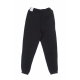 pantalone tuta felpato uomo essential fleece pant BLACK