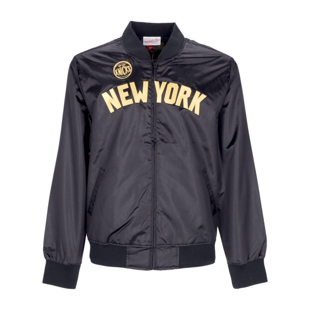 giacchetta uomo nba big face 40 satin jacket hardwood classics neykni BLACK/ORIGINAL TEAM COLORS