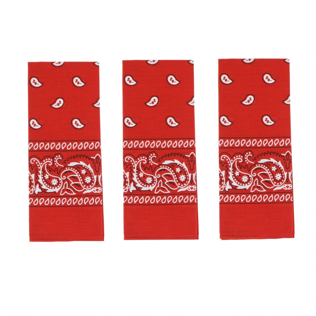 bandana uomo bandana 3 pack RED