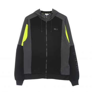 giacca tuta cappuccio uomo palti hooded jacket BLACK/ASPHALT/SULPHUR SPRING