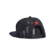 cappellino visiera piatta uomo devils work trucker hat BLACK