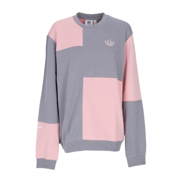 felpa leggera girocollo uomo sport crewneck GREY THREE/WONDER MAUVE