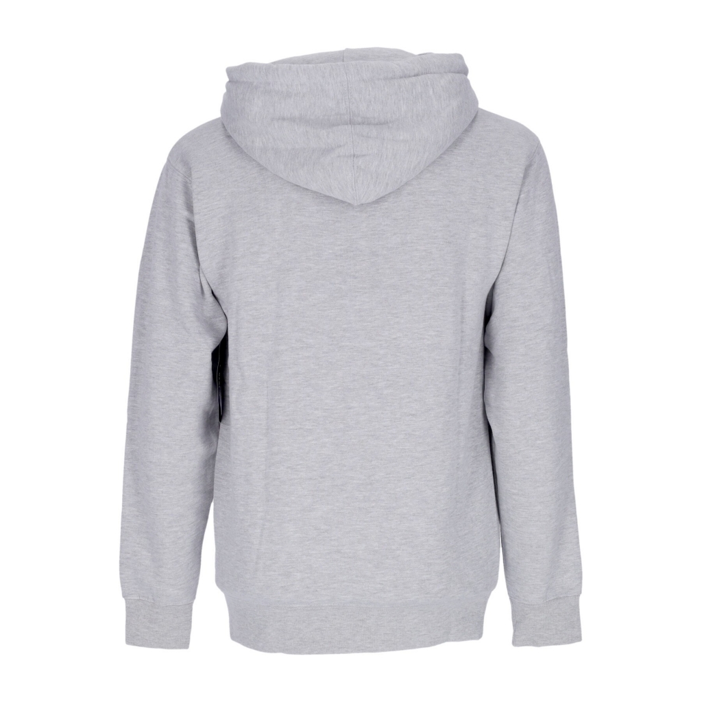 felpa cappuccio zip uomo hydrant zip hoodie GREY/RED