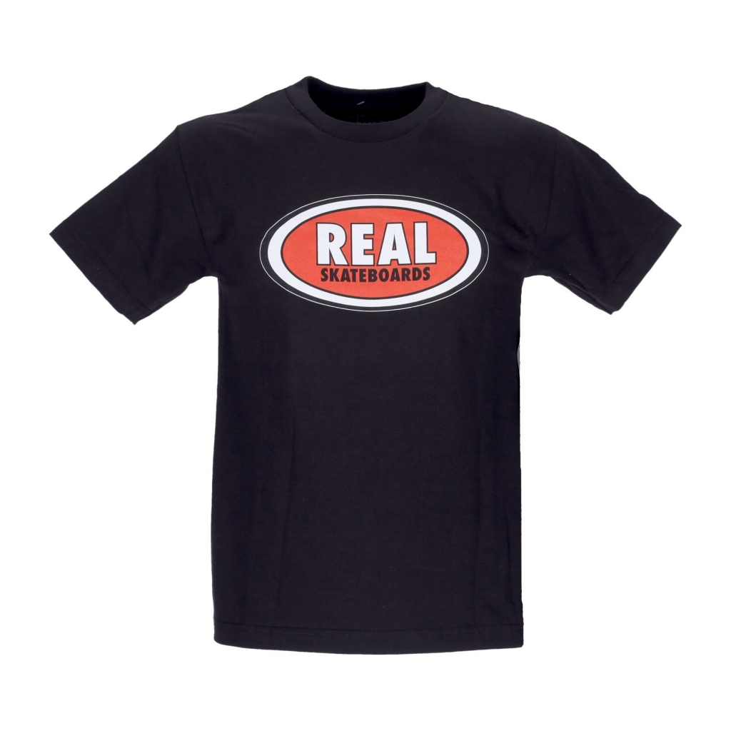 maglietta uomo oval tee BLACK/RED