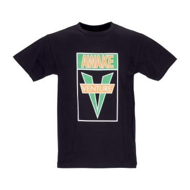 maglietta uomo awake tee BLACK/ORANGE