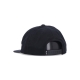 cappellino visiera piatta uomo ess unstructured box snapback BLACK