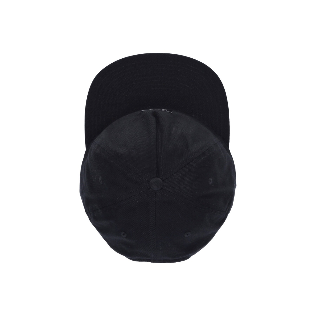 cappellino visiera piatta uomo ess unstructured box snapback BLACK