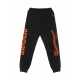 pantalone tuta felpato uomo logo sweatpant BLACK