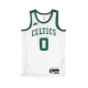 canotta basket uomo nba dri fit swingman jersey hardwood classics nights year zero no 0 jayson tatum boscel WHITE/CLOVER