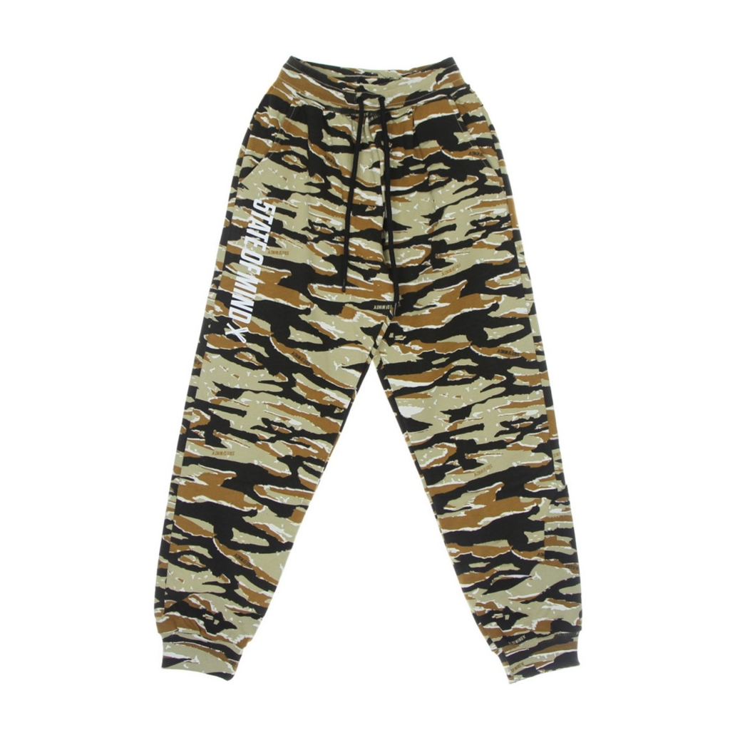 pantalone tuta felpato uomo box logo pants CAMOUFLAGE