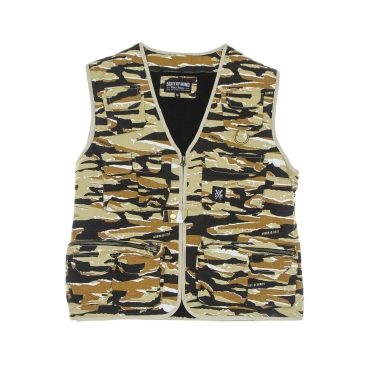 gilet smanicato uomo retrofuture vest jacket CAMOUFLAGE