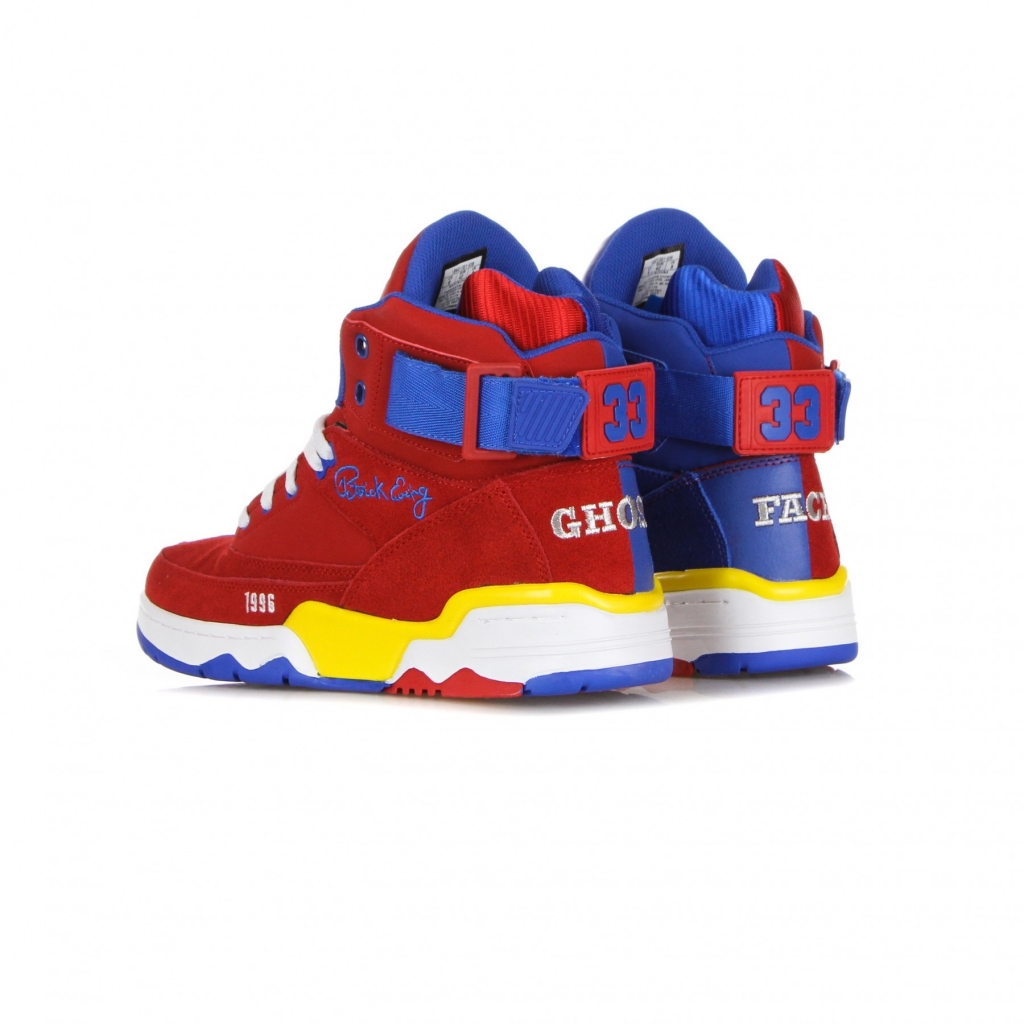 scarpa basket uomo ewing 33 hi 20 x ghostface killah - ironman 25th anniversary RED/BLUE