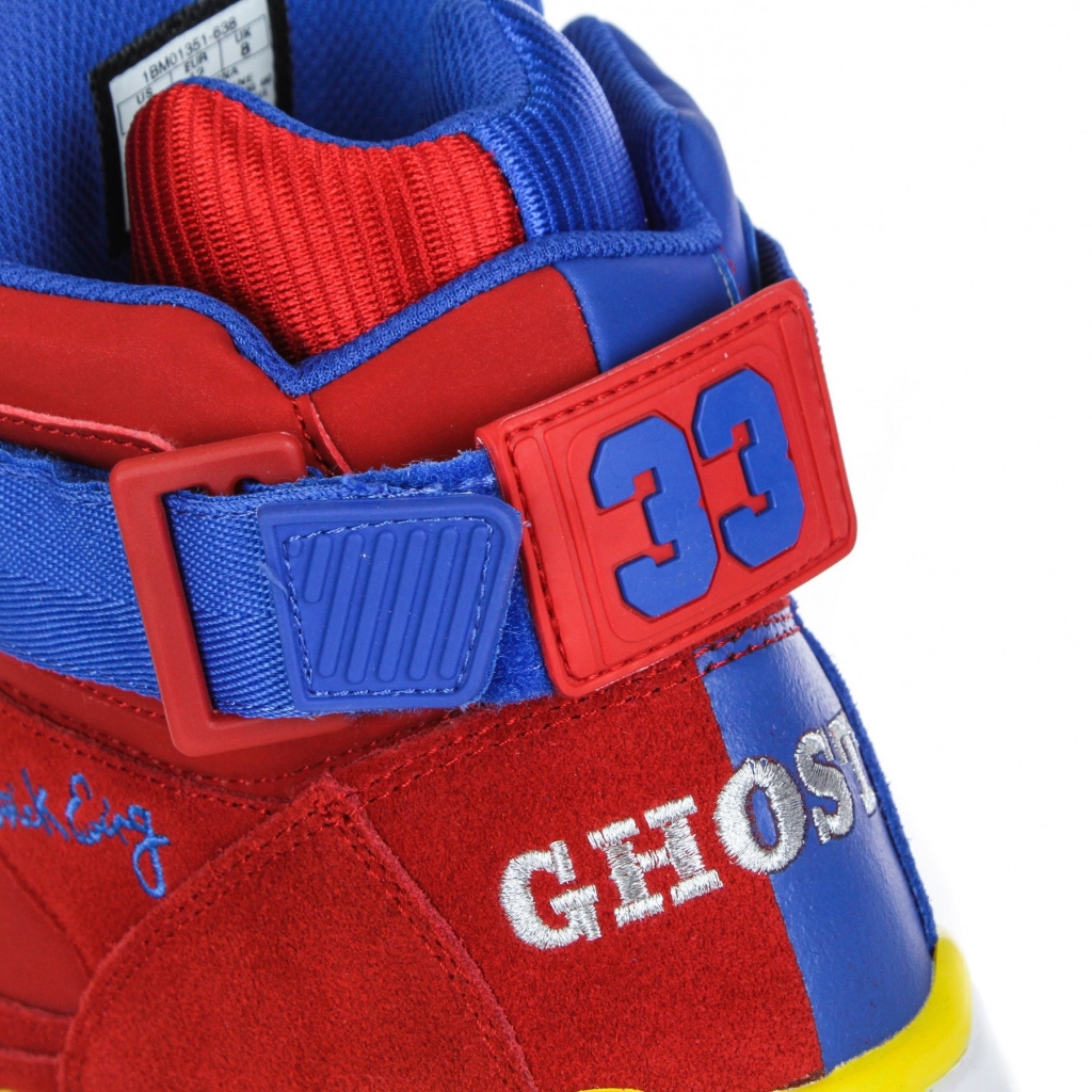 scarpa basket uomo ewing 33 hi 20 x ghostface killah - ironman 25th anniversary RED/BLUE