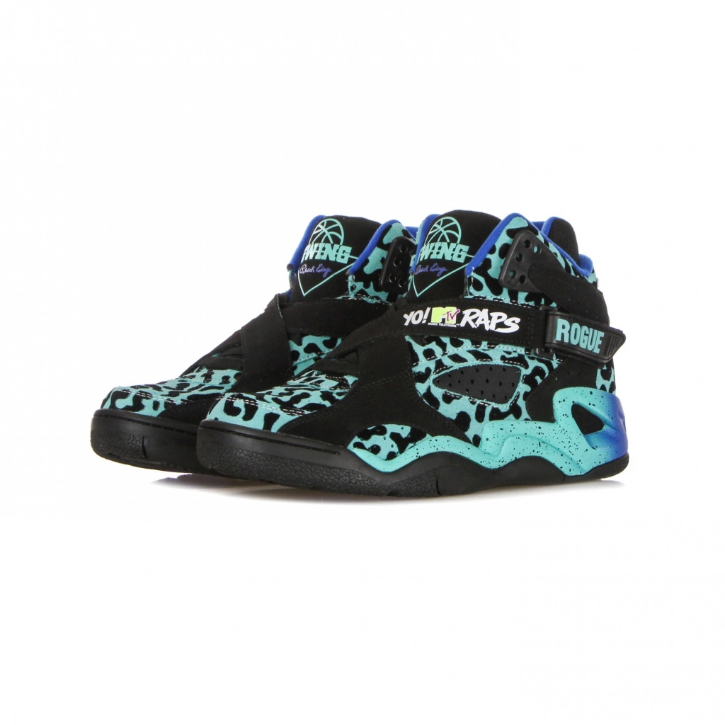 scarpa basket uomo rogue x yo mtv raps BLACK/TEAL