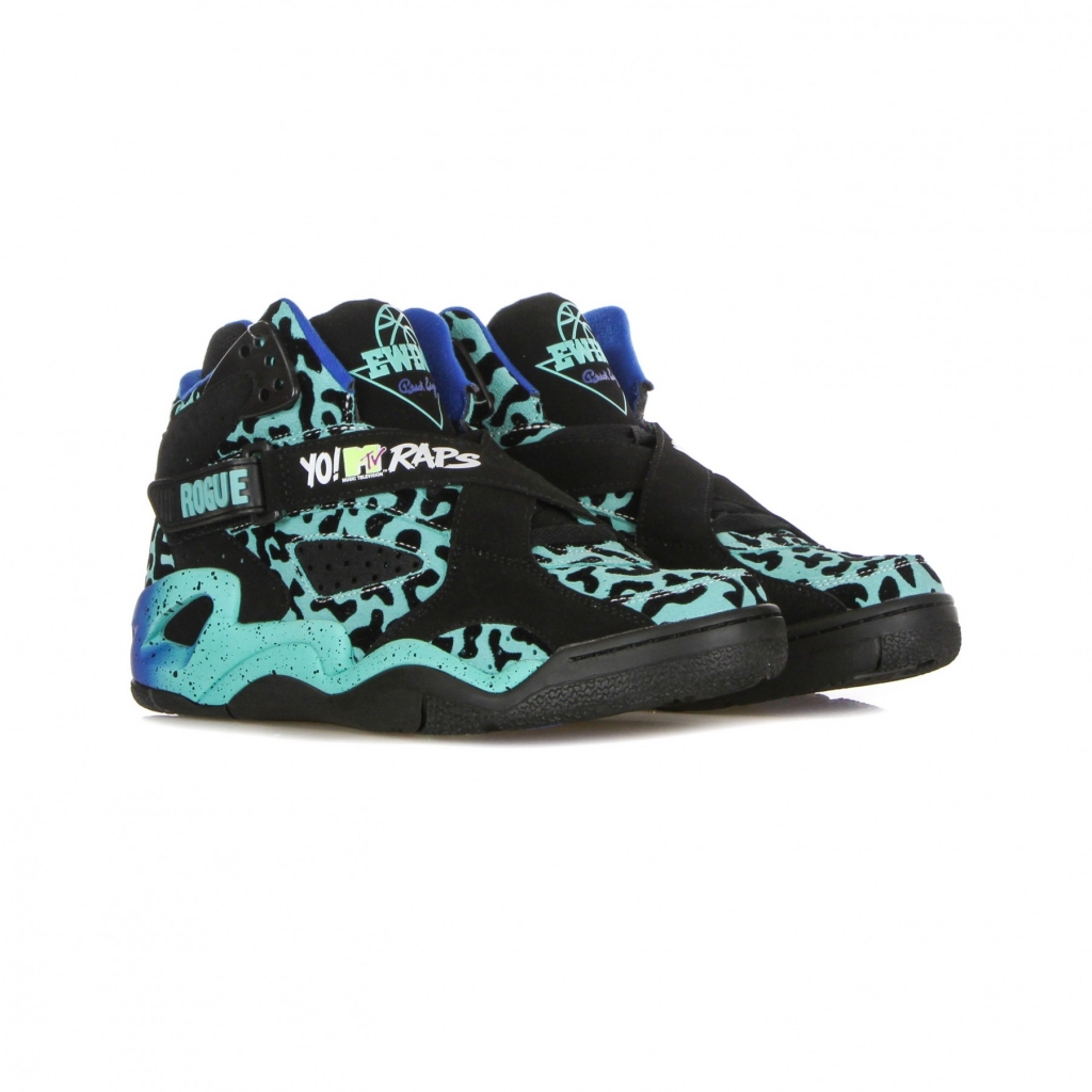 scarpa basket uomo rogue x yo mtv raps BLACK/TEAL