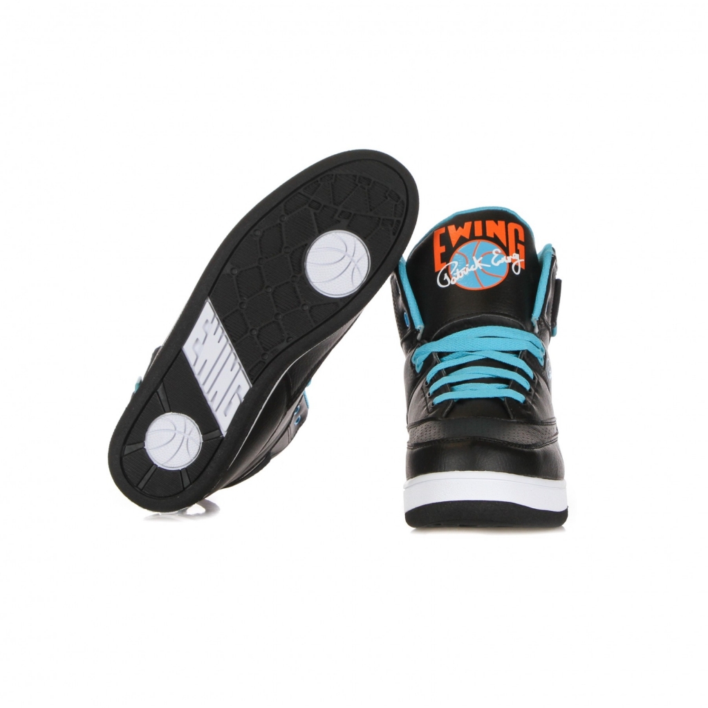 scarpa basket uomo ewing 33 hi pu BLACK/SCUBA BLUE/VIBRANT ORANGE