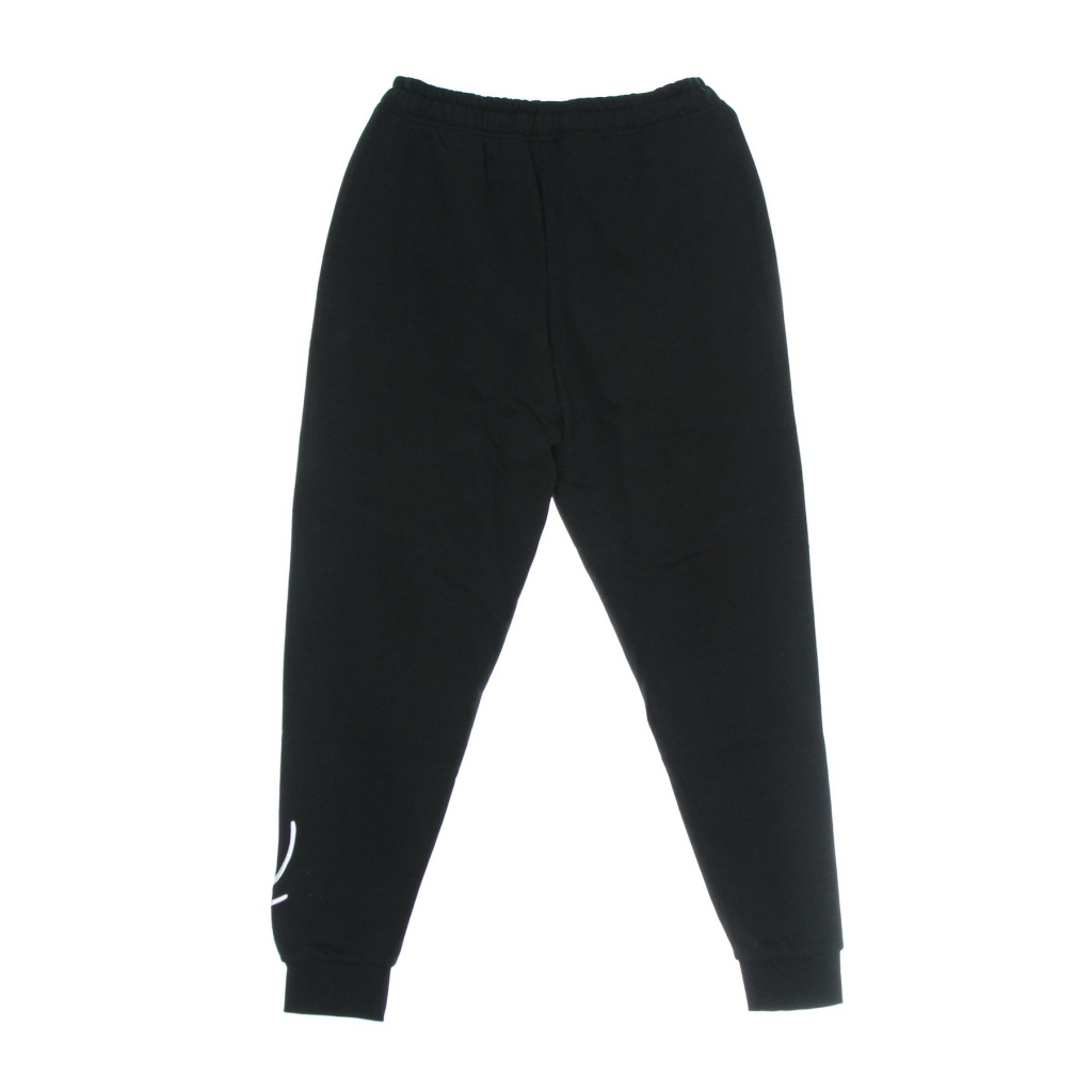 pantalone tuta felpato donna signature sweatpants BLACK