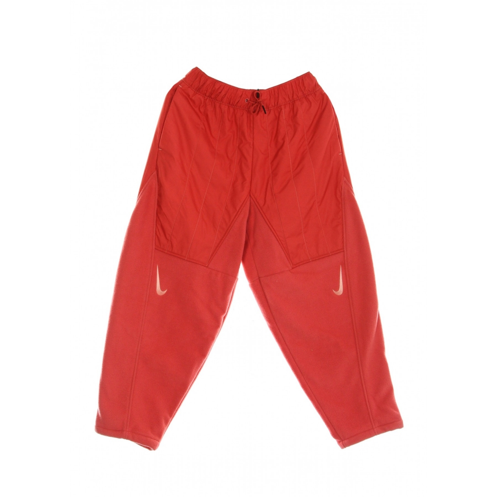 pantalone tuta felpato donna w swoosh plush gx hr pant LOBSTER/CRIMSON BLISS