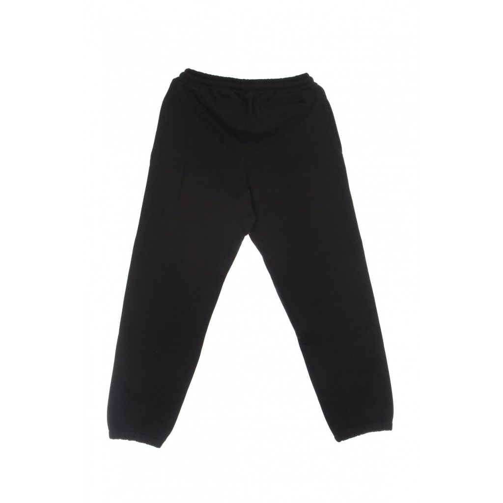 pantalone tuta felpato donna empty moon dot jogger BLACK