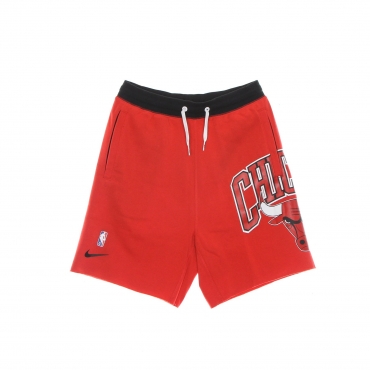 pantalone corto tuta felpato ragazzo nba short fleece courtside 75 chibul UNIVERSITY RED