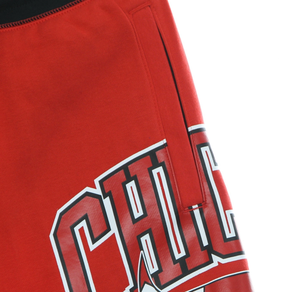 pantalone corto tuta felpato ragazzo nba short fleece courtside 75 chibul UNIVERSITY RED