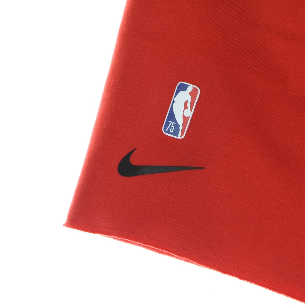 pantalone corto tuta felpato ragazzo nba short fleece courtside 75 chibul UNIVERSITY RED