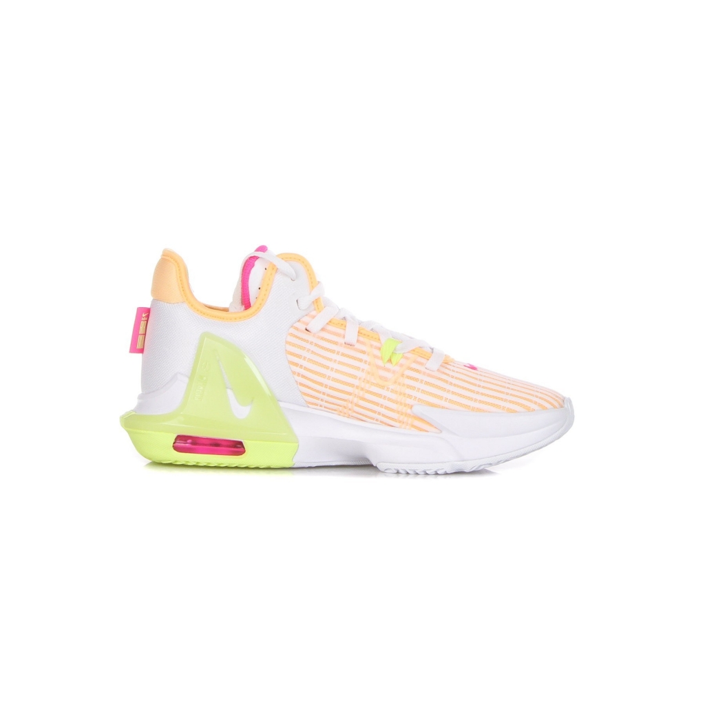 scarpa basket uomo lebron witness vi WHITE/LT LEMON TWIST/MELON TINT