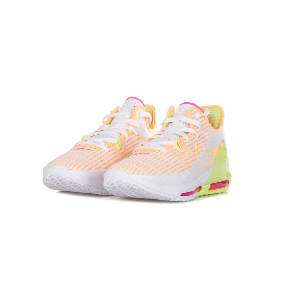 scarpa basket uomo lebron witness vi WHITE/LT LEMON TWIST/MELON TINT