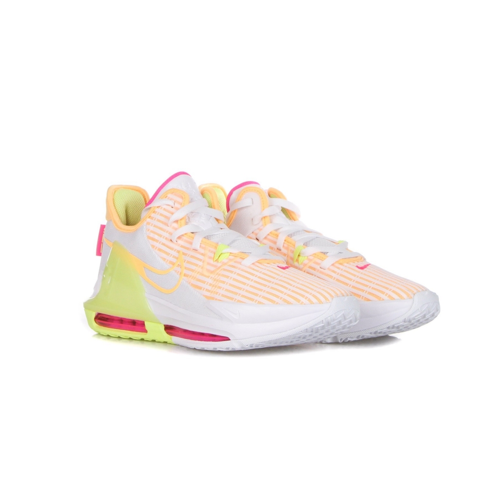 scarpa basket uomo lebron witness vi WHITE/LT LEMON TWIST/MELON TINT