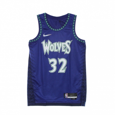 canotta basket uomo nba dri fit swingman jersey city edition no 32 karl anthony towns mintim RUSH BLUE