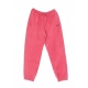 pantalone tuta felpato donna w essential plush high rise jogger ARCHAEO PINK/BLACK