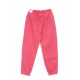 pantalone tuta felpato donna w essential plush high rise jogger ARCHAEO PINK/BLACK