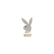 adesivo uomo rhinestone rabbit head sticker x playboy