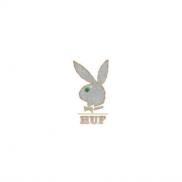 adesivo uomo rhinestone rabbit head sticker x playboy