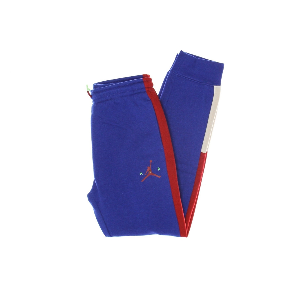 pantalone tuta felpato ragazzo jumpman pants RACER BLUE