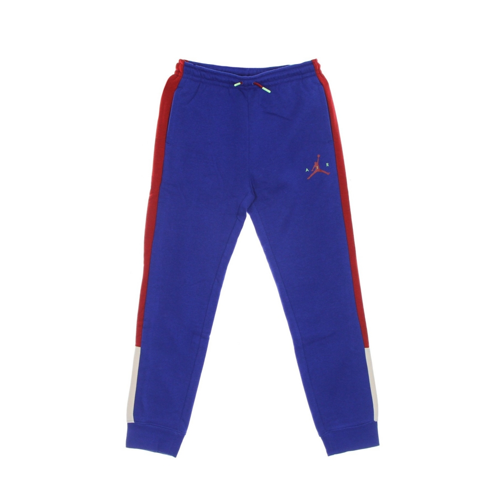 pantalone tuta felpato ragazzo jumpman pants RACER BLUE