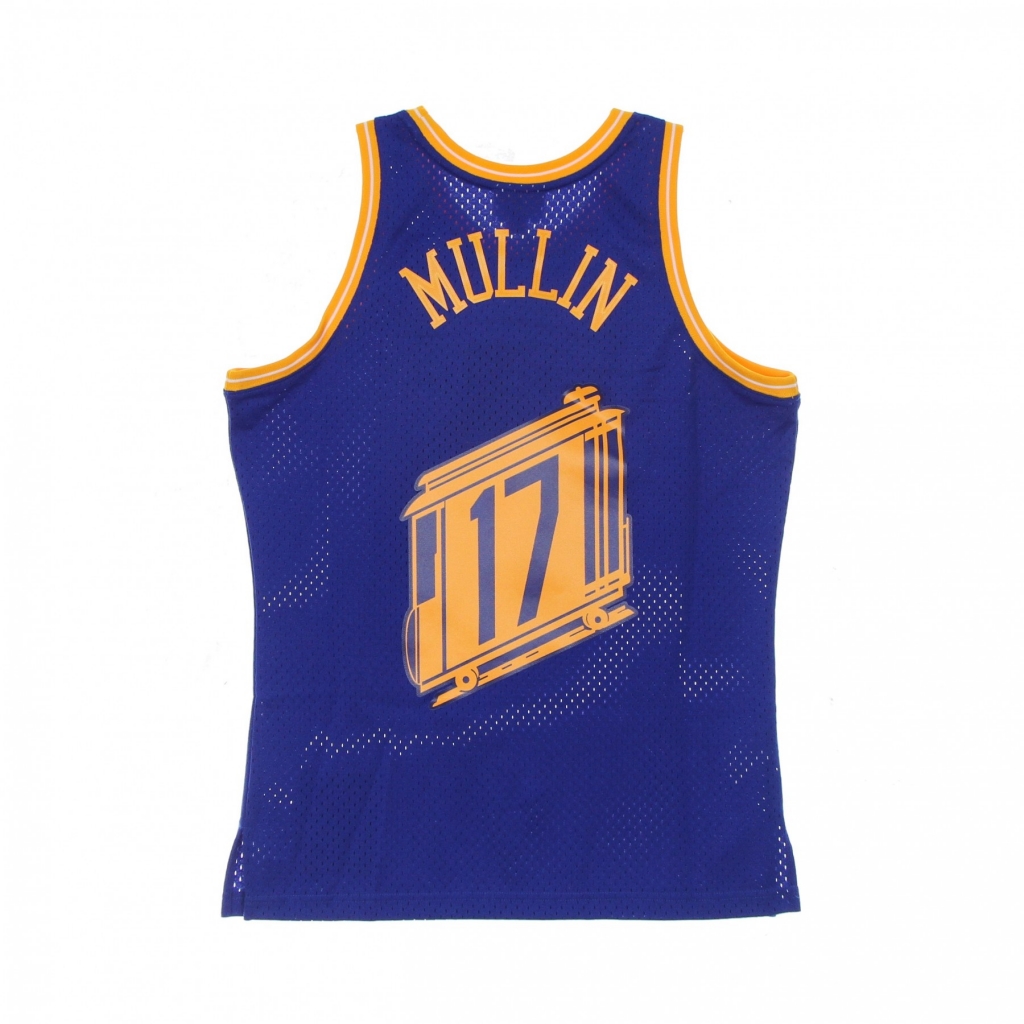 canotta basket uomo nba swingman jersey hardwood classics no 17 chris mullin 1996-97 golwar ROYAL