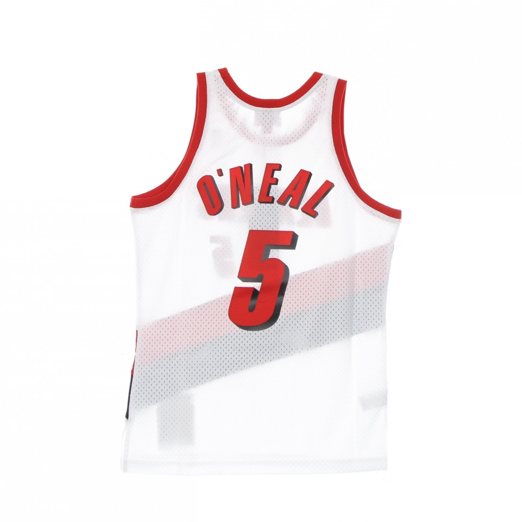 canotta basket uomo nba swingman jersey hardwood classics no 5 jermaine oneal 1996-97 porbla WHITE