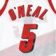 canotta basket uomo nba swingman jersey hardwood classics no 5 jermaine oneal 1996-97 porbla WHITE